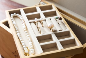 Shop jewelry storage